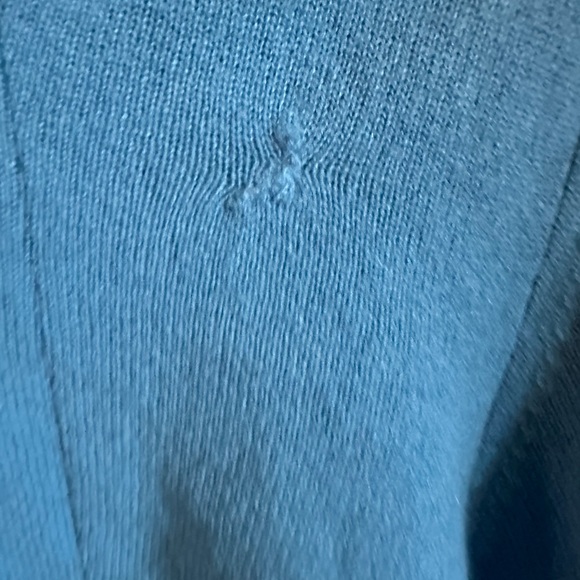 Vintage Blue Reformation Cropped Cashmere Sweater - Picture 5 of 5